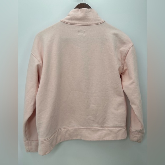 Target A New Day Quarter Zip Sweatshirt, size Medium. Light pink. - Picture 2 of 6